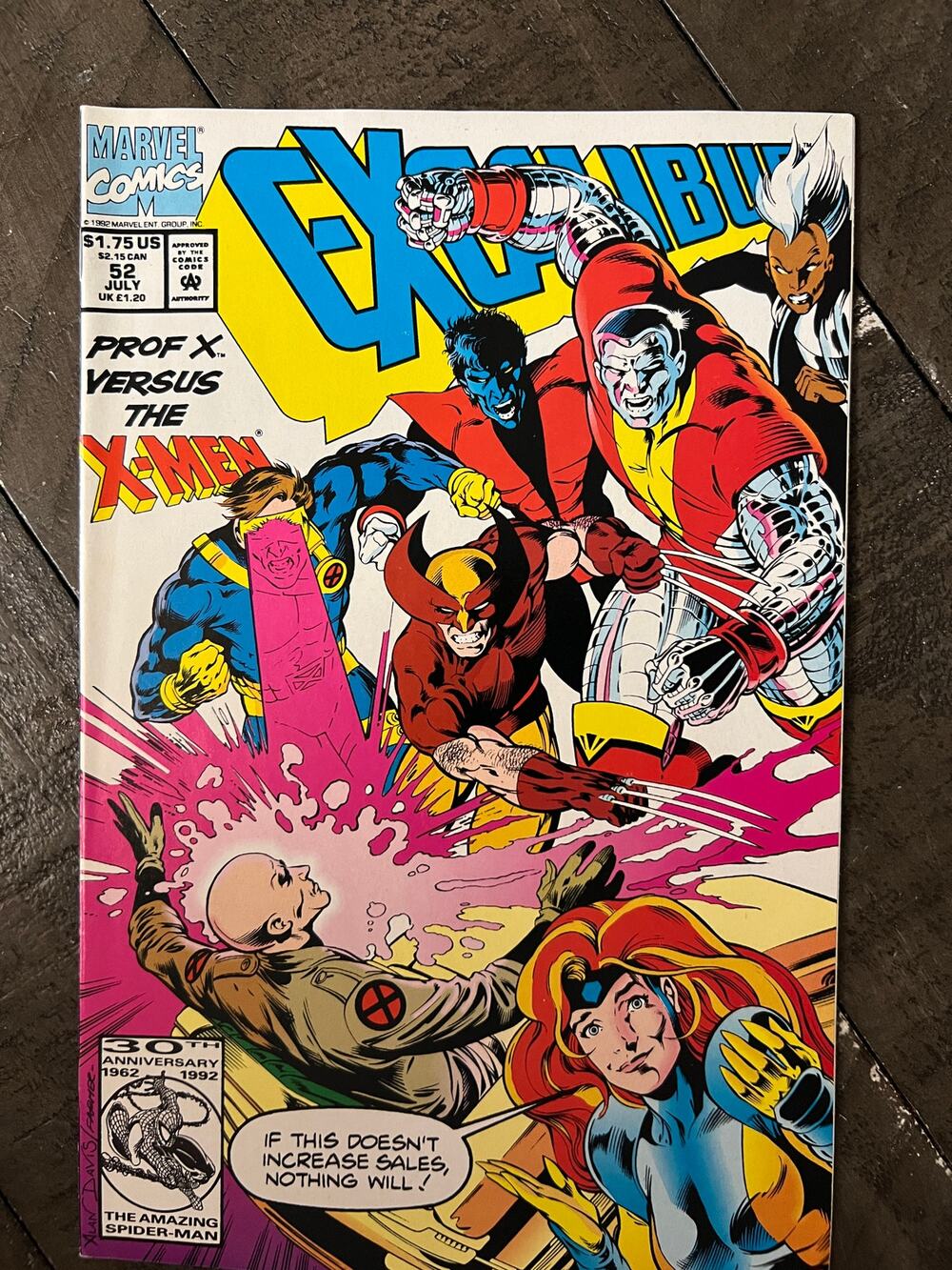 VINTAGE 1992 Marvel "EXCALIBER" #52 - M - Unopened" - Crossover Event!
